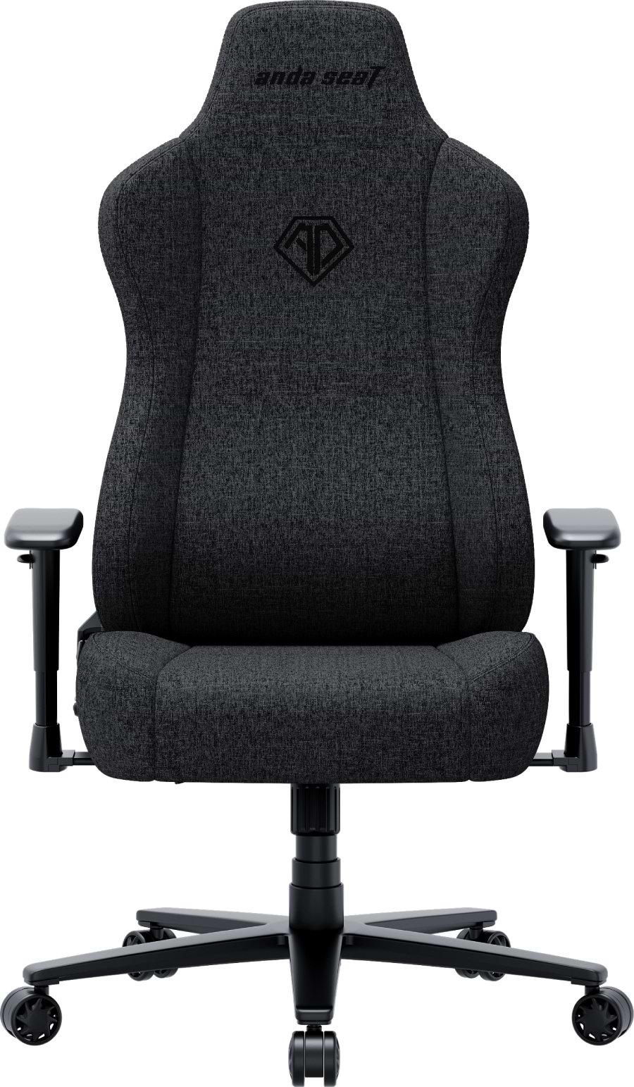 Кресло для геймеров Anda Seat Novis Size XL Dark Gray Fabric (AD23-XL-01-GB-F) - Фото 1