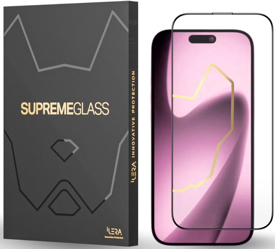 Захисне скло для смартфону ILera DeLuxe Original Glass 2.0 for iPhone 17 Pro (iLFCDL17Pr) - Фото 1