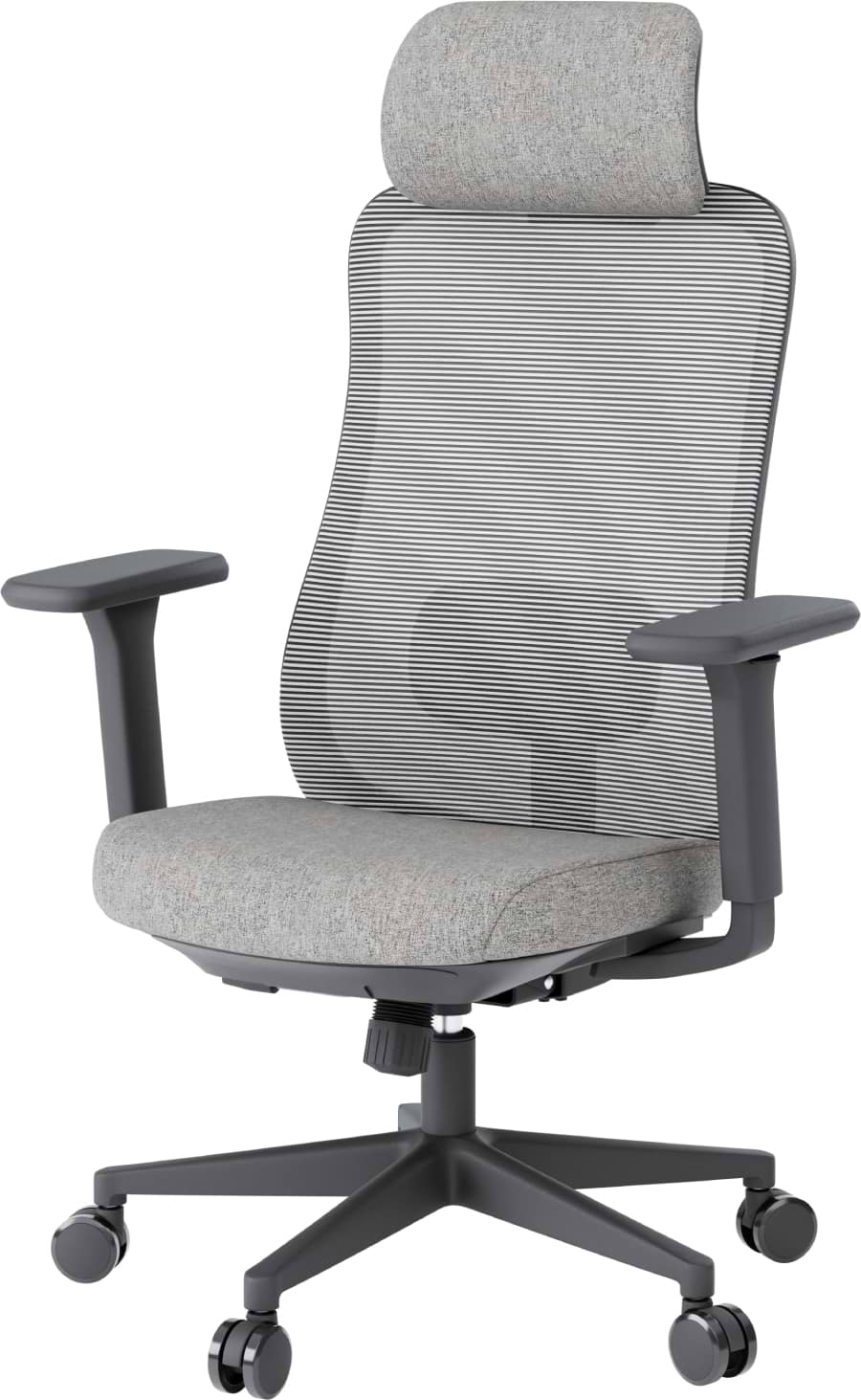 Купити Крісло офісне OfficePro Wave (OC599-B-DG-DG) Black/Dark Gray - Фото 1 Крісло офісне OfficePro Wave (OC599-B-DG-DG) Black/Dark Gray - Фото 1