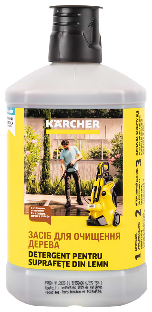 Шампунь для минимойки Karcher 3-в-1 Plug-n-Clean 1 л (6.295-757.0)