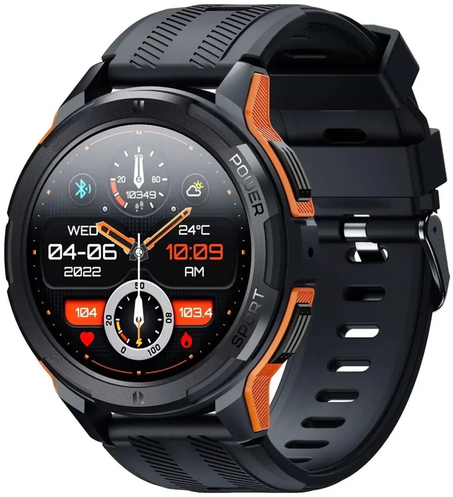 Смарт-годинник OUKITEL BT10 Black-orange - Фото 1