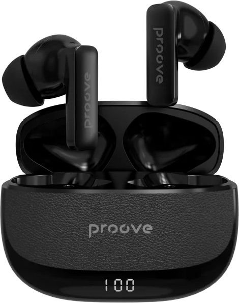Навушники вкладиші бездротові TWS Proove Dreamer TWS with ANC Black (TWDM0001AP01) - Фото 1
