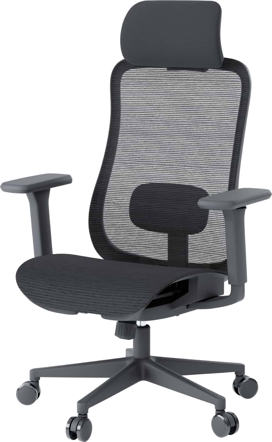 Купити Крісло офісне OfficePro Wave (OC670-B-B-B) Black - Фото 1 Крісло офісне OfficePro Wave (OC670-B-B-B) Black - Фото 1