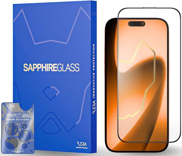 Фото - Защитное стекло для смартфона ILera Sapphire Ultra Glass 2.0 for iPhone 17 (ILSPDLPL17) Фото - Защитное стекло для смартфона ILera Sapphire Ultra Glass 2.0 for iPhone 17 (ILSPDLPL17)