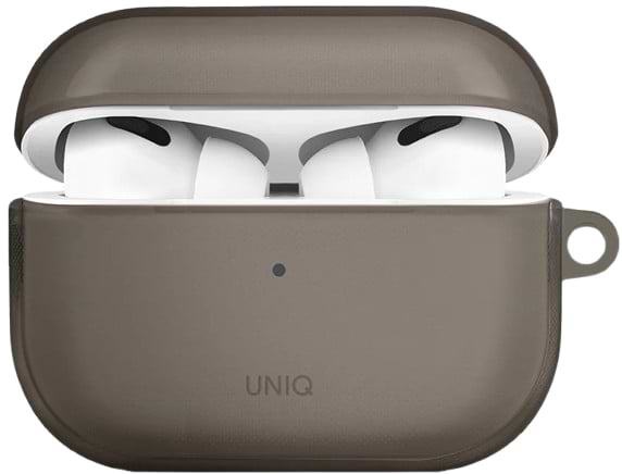 Чехол для наушников Uniq Glase AirPods Pro 2 gen (2022/2023) Glossy smoke (8886463683590)