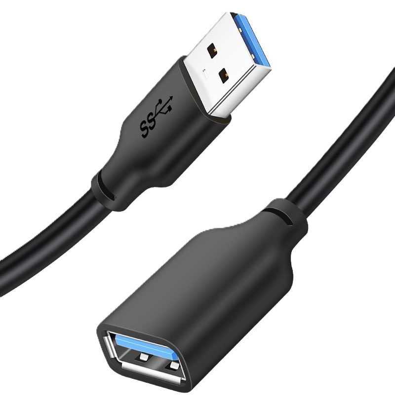 Кабель USB type A - USB type A Cabletime USB - USB V 3.0 (M/F) 0.5m Black (CA11L)