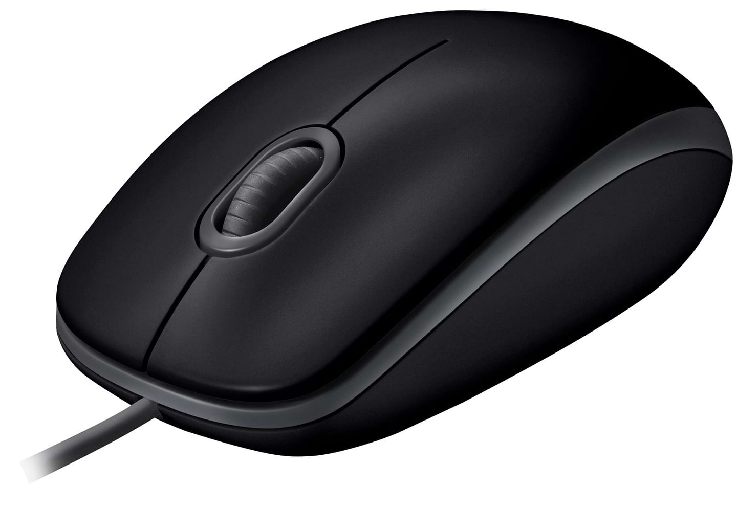 Мышь проводная Logitech B110 Silent (910-005508) Black USB - Фото 1