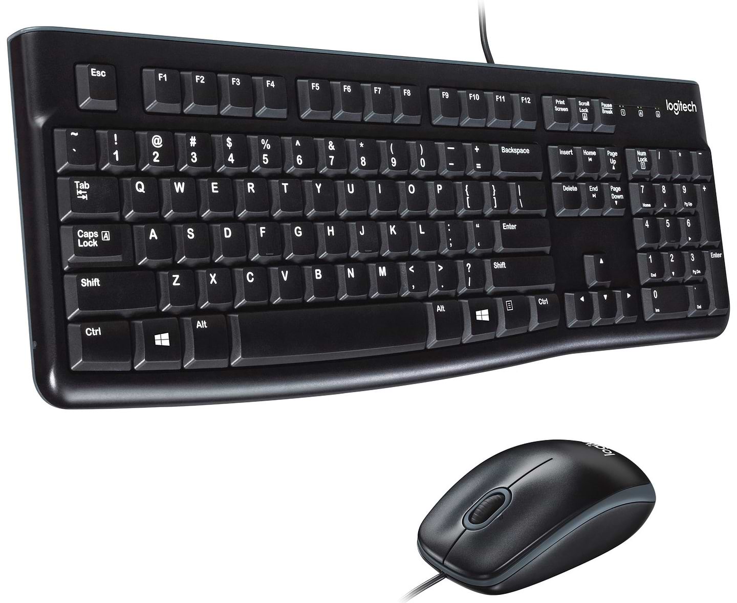 Клавиатура+мышь Logitech MK120 USB UA (920-002563) - Фото 1