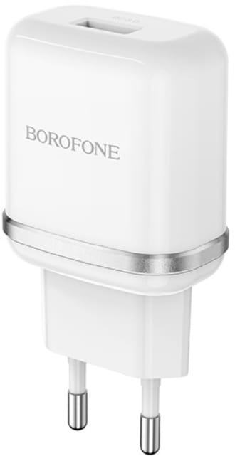 Мережевий зарядний пристрій BOROFONE BA36A QC3.0 18W Type-C White (6931474716019)