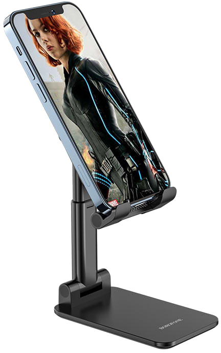 Підставка для мобільного пристрою BOROFONE BH42 Black (6974443381429) - Фото 1