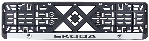 Фото - Рамка под номер Bi-Plast ŠKODA (BP-237)