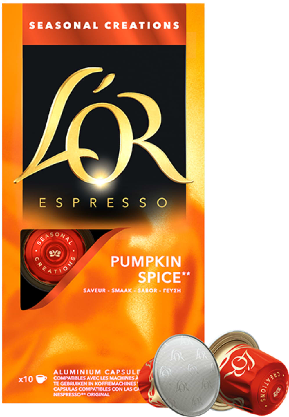 Кава в капсулах L`OR Pumpkin spice 10x52г