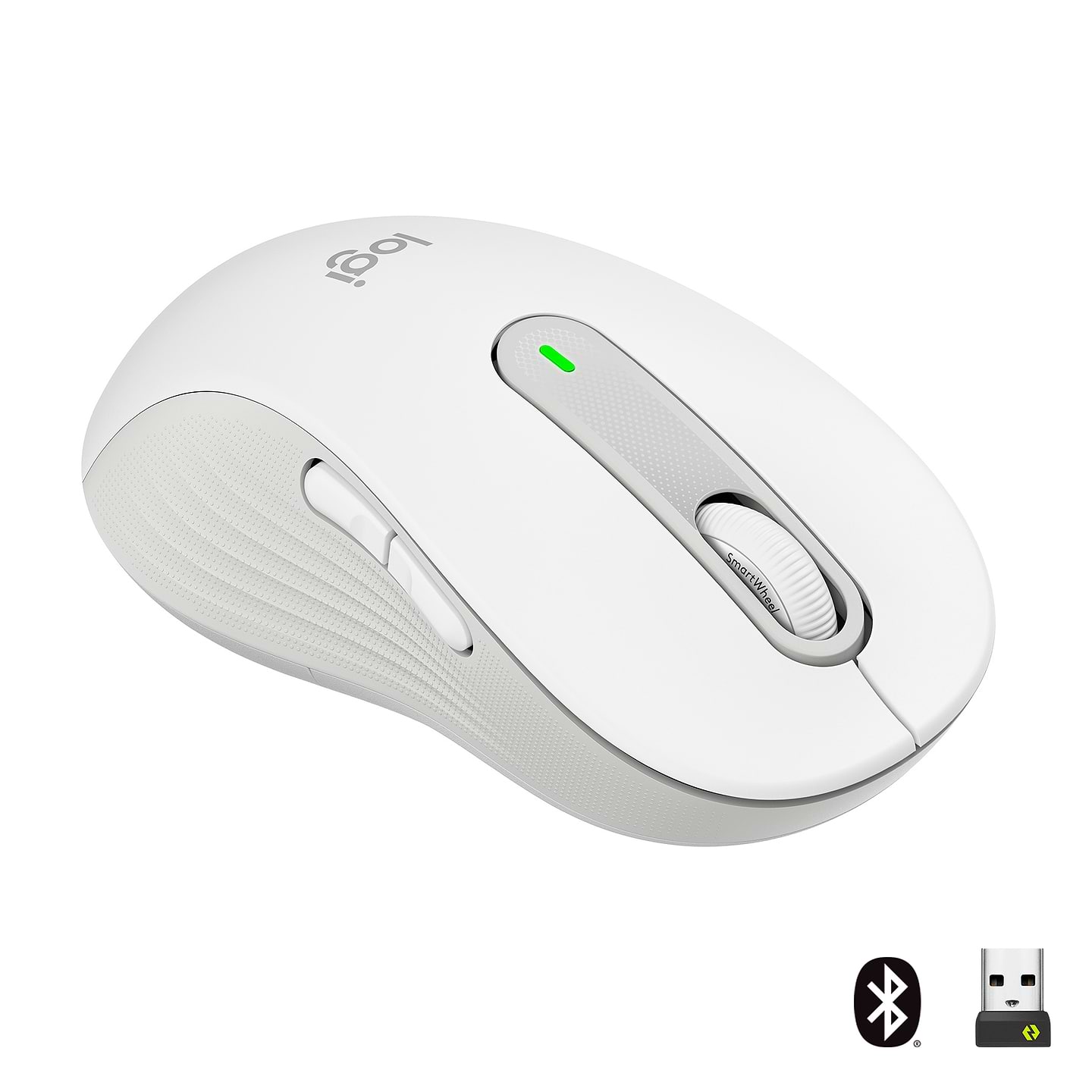 Мышь беспроводная Logitech Signature M650 L Left Wireless Mouse Off-White (910-006240) - Фото 1