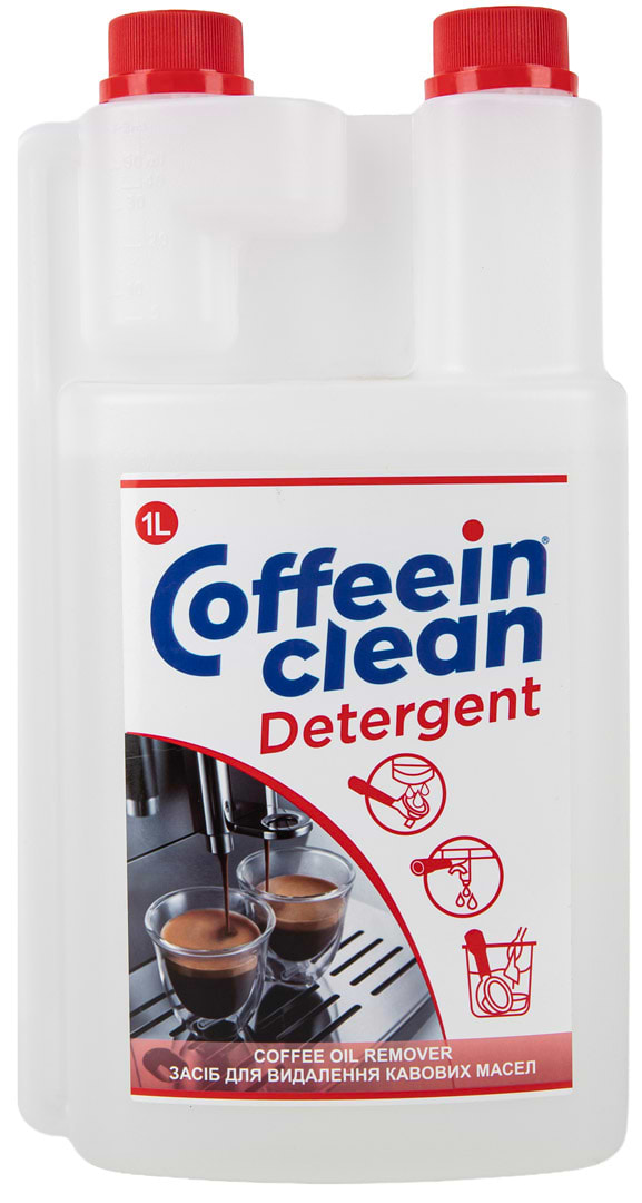 Средство для удаления масляного налета Coffeein clean Detergent жидкость/гель 1 л