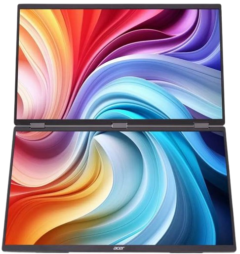 Монітор Acer Dual Portable PD193QEbmiuux (UM.XP3EE.E01) - Фото 1