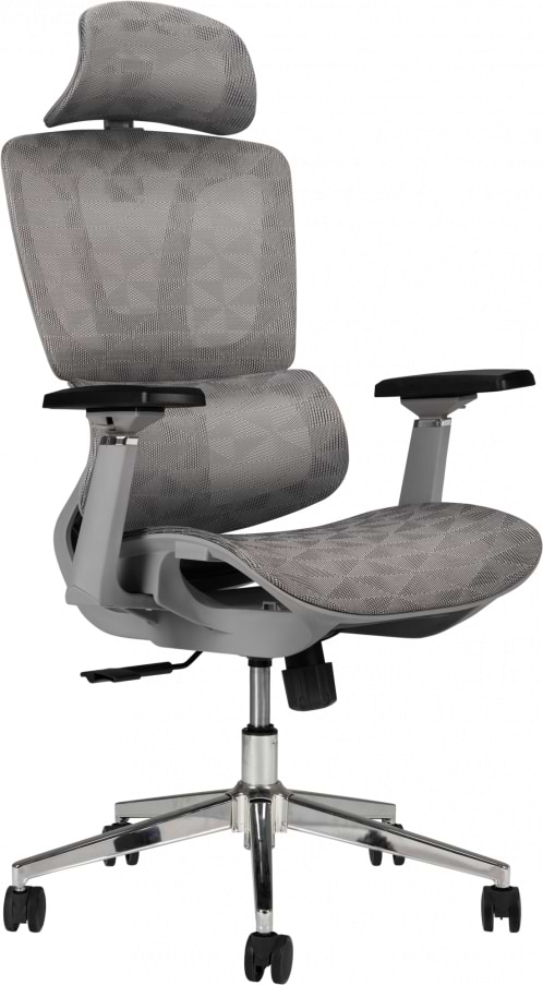 Крісло офісне GT Racer B-123A-S Gray - Фото 1