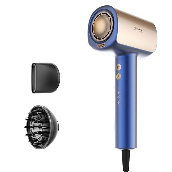 Фото - Фен Cecotec DryGlam Nano Plasma Blue (A01_EU01_101439)