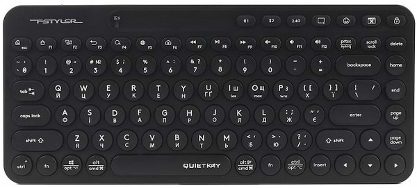 Фото - Клавіатура бездротова A4tech FBK36C AS (Black)