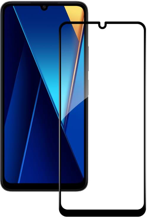 Захисне скло для смартфону ACCLAB Full Glue for Xiaomi Poco C65 Black (1283126583636)