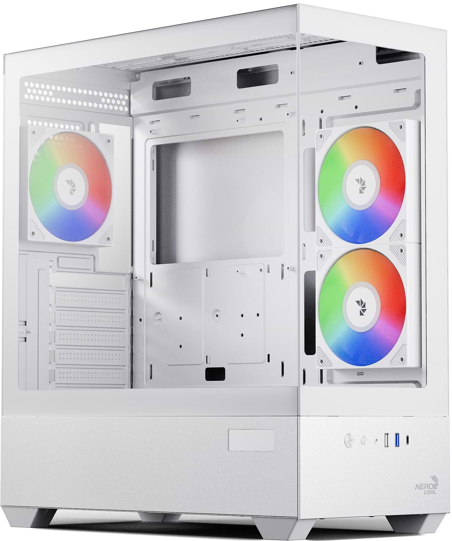 Корпус AEROCOOL P500D Digi-G-WT-v1 White (ACCM-PN07033.21)