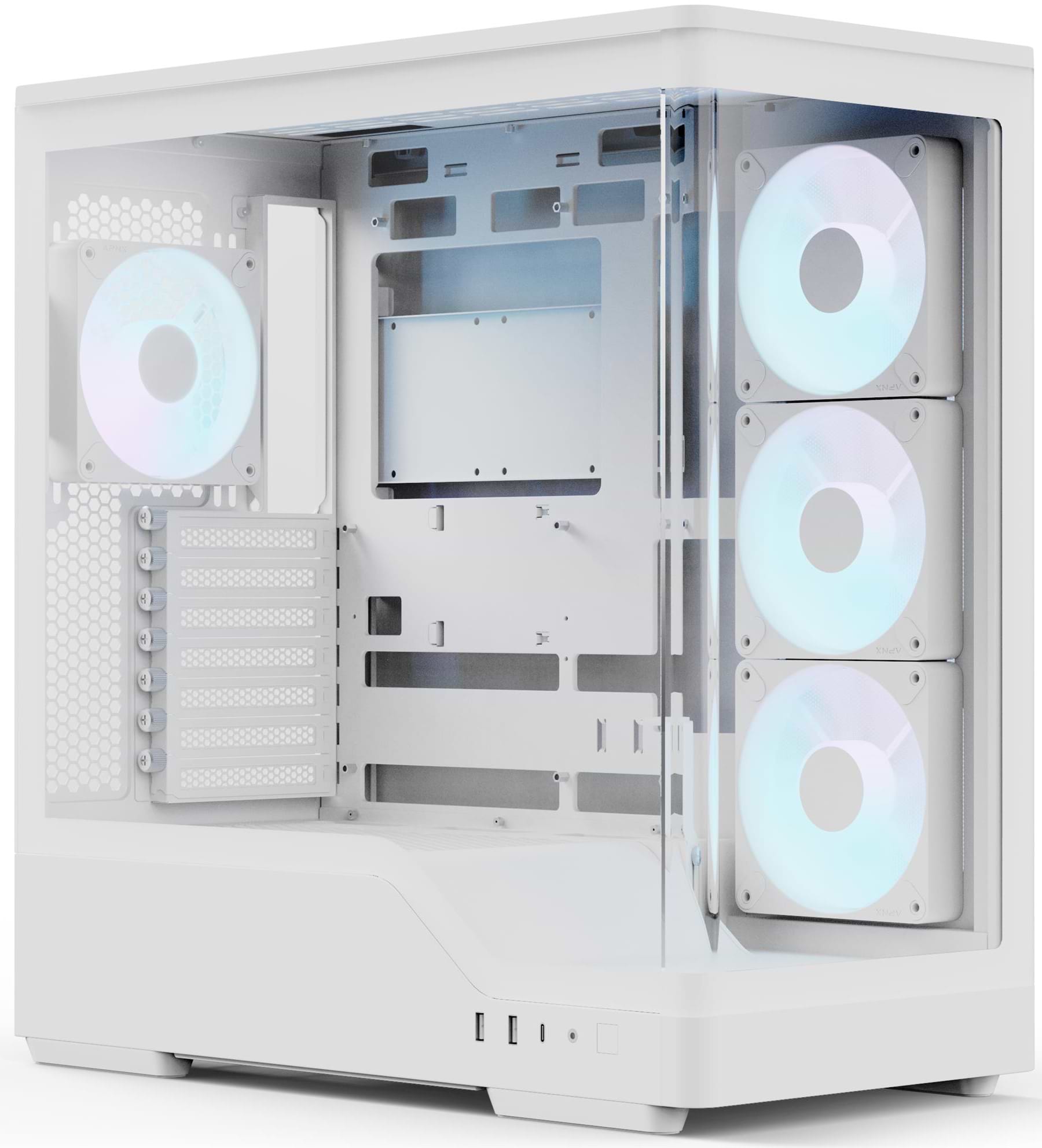 Корпус AEROCOOL P500A-WT-v1 White (ACCM-PN08143.21)