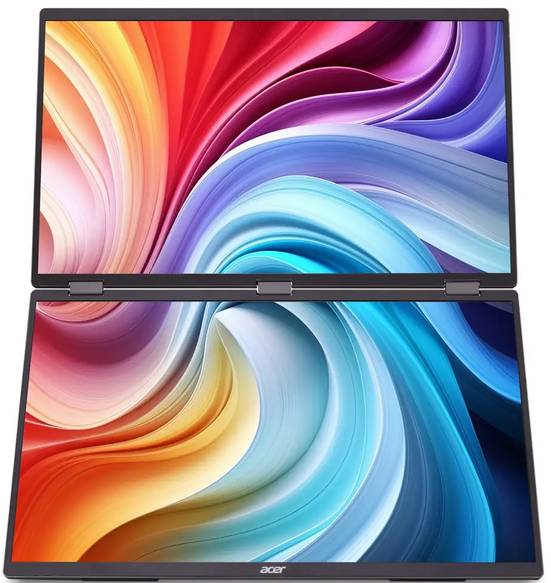 Монітор Acer Dual Portable PD193QEbmiuux (UM.XP3EE.E01)