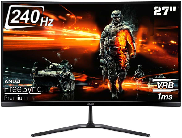 Монитор игровой Acer ED270X2bmiipx (UM.HE0EE.208) Black - Фото 1