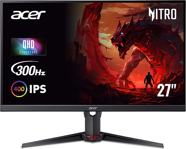 Фото - Монітор ігровий Acer Nitro XV272UF3bmiiprx (UM.HX2EE.317)