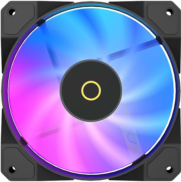 Фото - Корпусный вентилятор OCYPUS 120MM BETA F12 BK ARGB REVERSE BLADE (BETA-F12-BK1AM01X-GL)