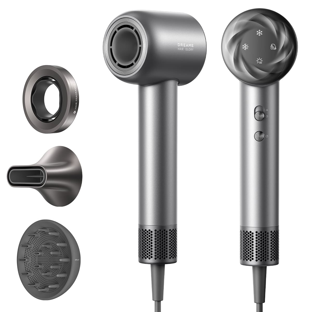 Купить Фен Dreame Hair Glory Mix High-speed Hair Dryer-Black (AHD18) - Фото 1 Фен Dreame Hair Glory Mix High-speed Hair Dryer-Black (AHD18) - Фото 1