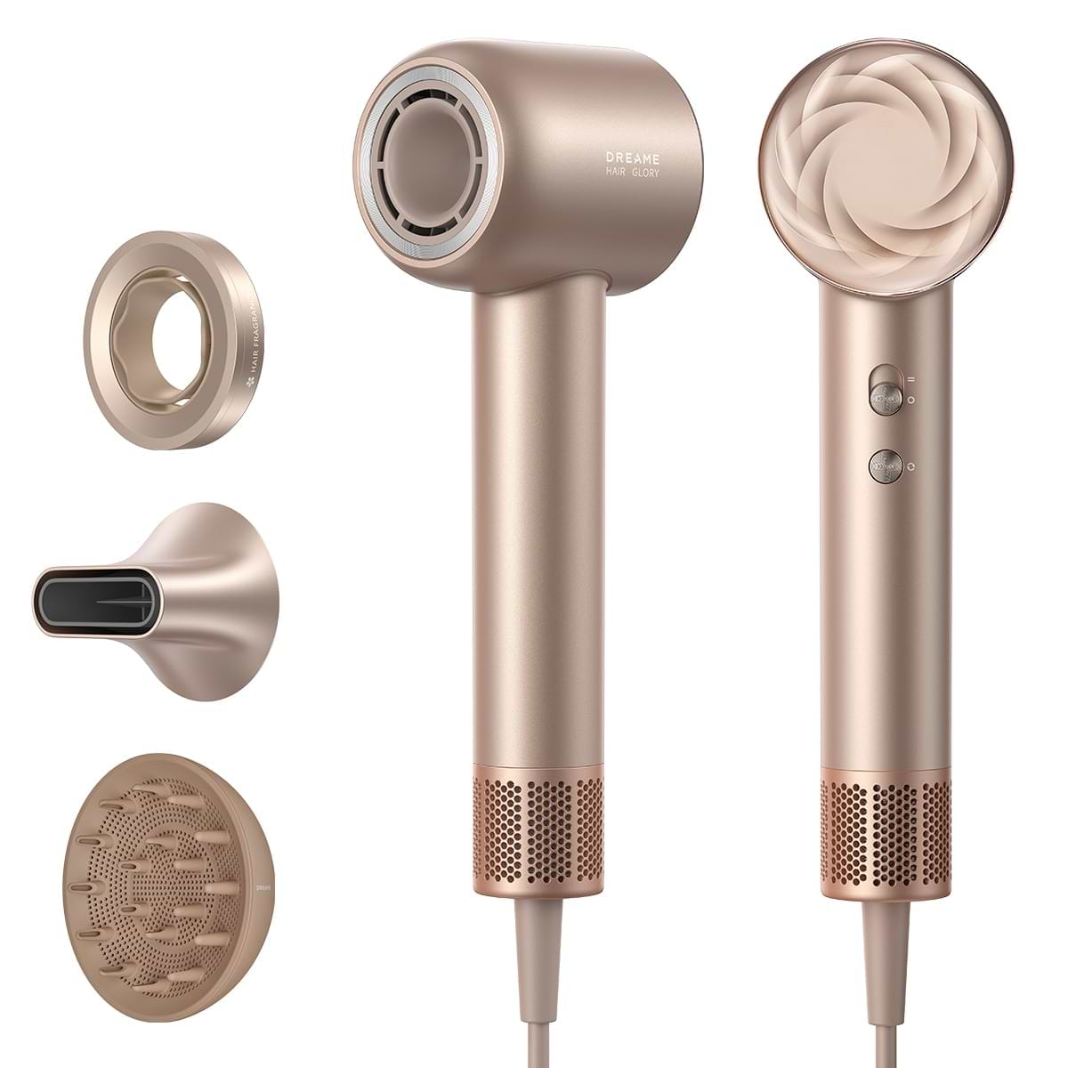 Купити Фен Dreame Hair Glory Mix High-speed Hair Dryer-Gold (AHD18) - Фото 1 Фен Dreame Hair Glory Mix High-speed Hair Dryer-Gold (AHD18) - Фото 1