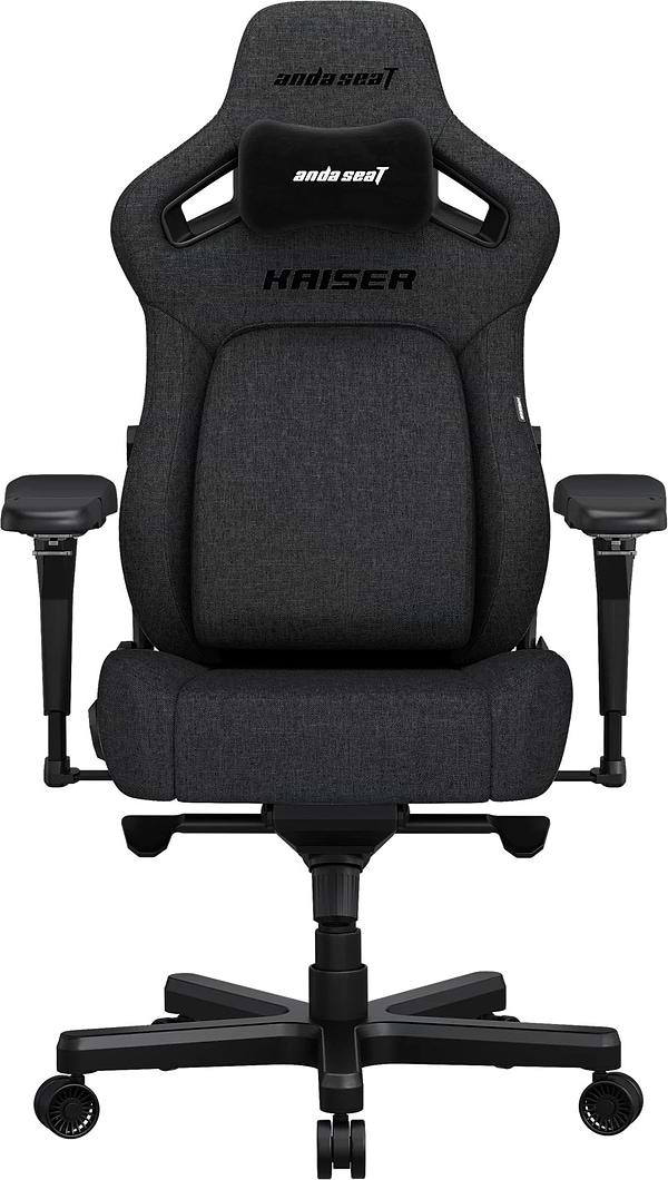 Фото - Крісло для геймерів Anda Seat Kaiser 4 Size XL Dark Gray Linen Fabric (AD12YDDC-XLL-20-GB-CF)