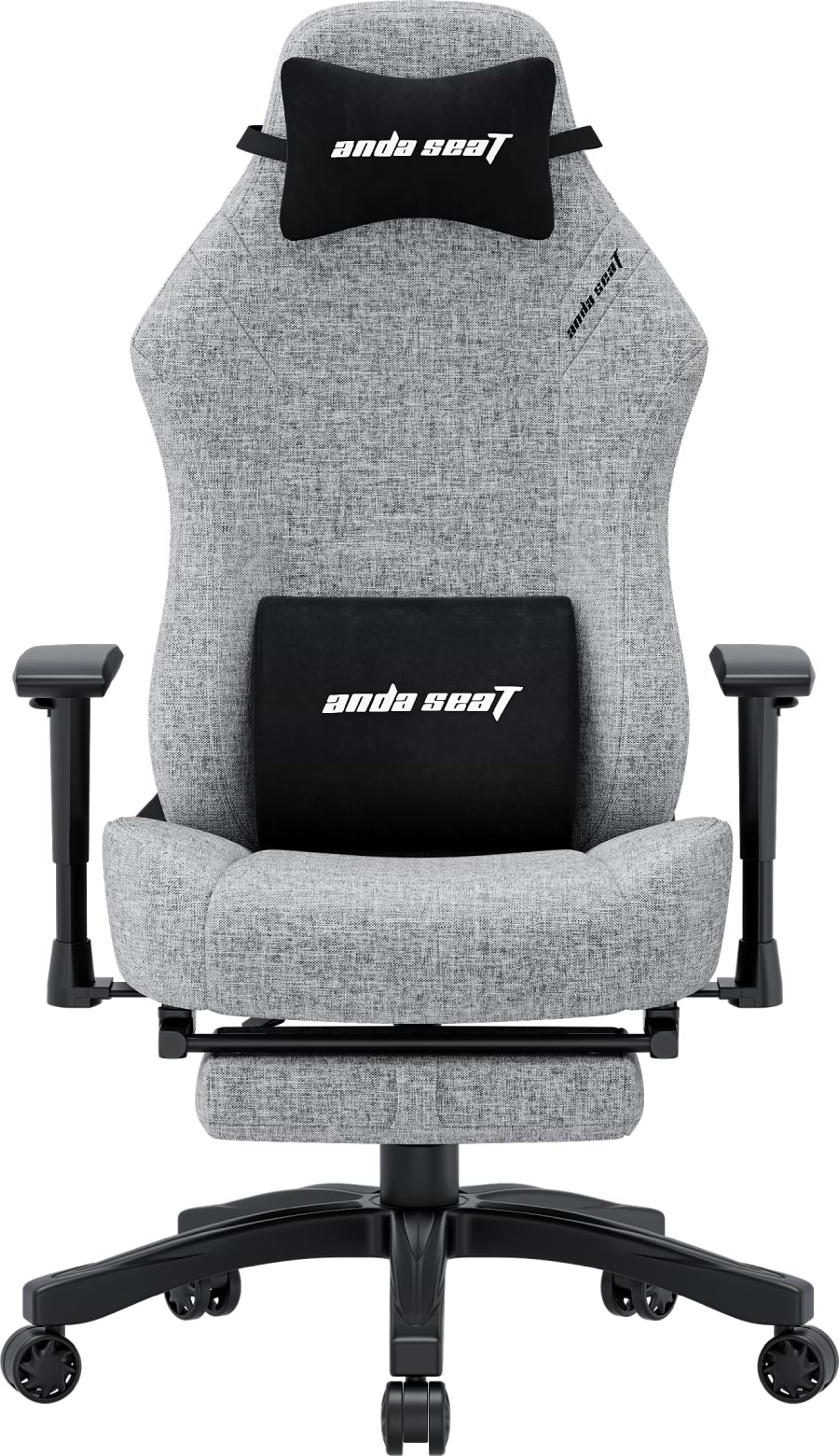 Кресло для геймеров Anda Seat Luna Pro Size L Gray Fabric (AD18T-44-G-F) - Фото 1