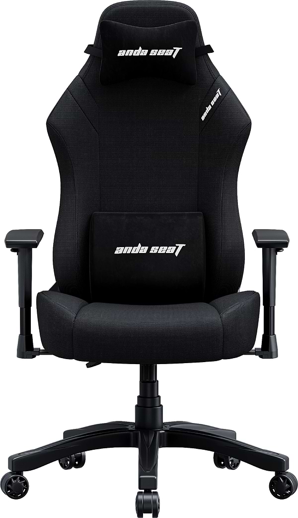 Фото - Крісло для геймерів Anda Seat Luna Size L Black Fabric (AD18-44-B-F)