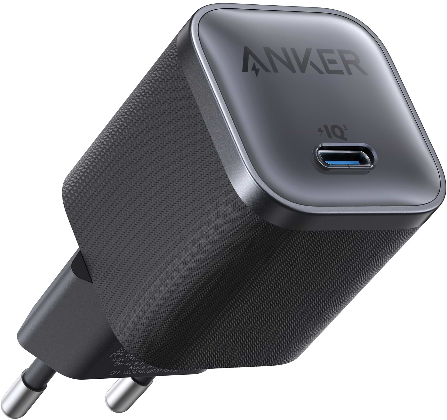 Сетевое зарядное устройство Anker Nano Charger 45W USB-C Black (A2692L11)