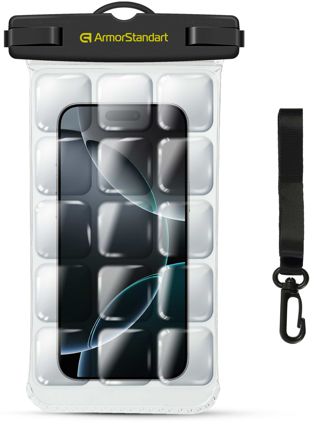 Чехол для смартфона Armorstandart CapsulePro Waterproof Floating Case Black (ARM59232) - Фото 1
