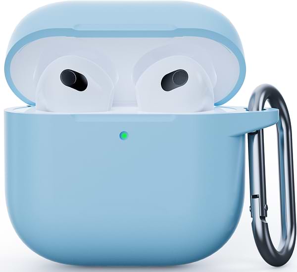 Фото - Чехол для наушников Armorstandart Hang Case for Apple AirPods 4 Light Blue (ARM81283)