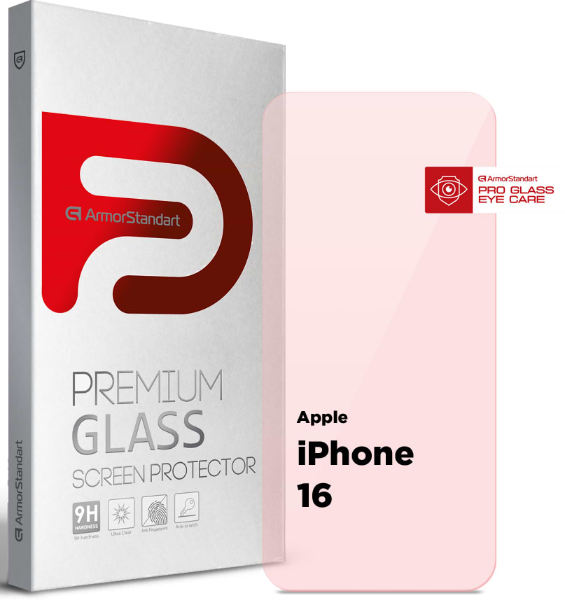 Защитное стекло для смартфона Armorstandart Pro Eye Care for Apple iPhone 16 (ARM80303)