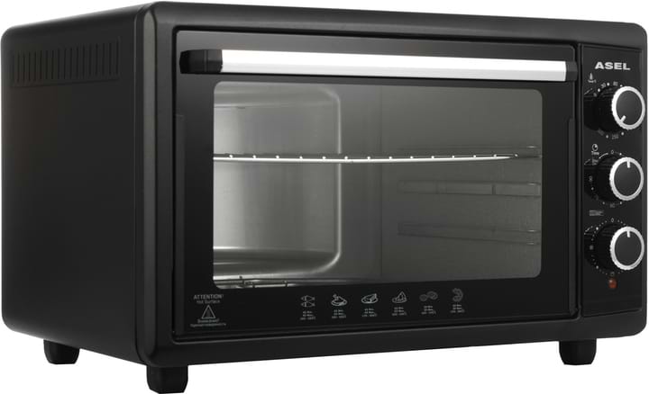 Піч електрична ASEL AF40-24 BLACK - Фото 1
