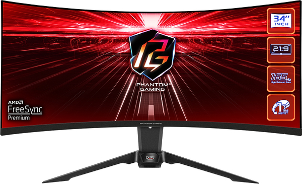 Фото - Монітор ігровий ASRock PG34WQ15R2B
