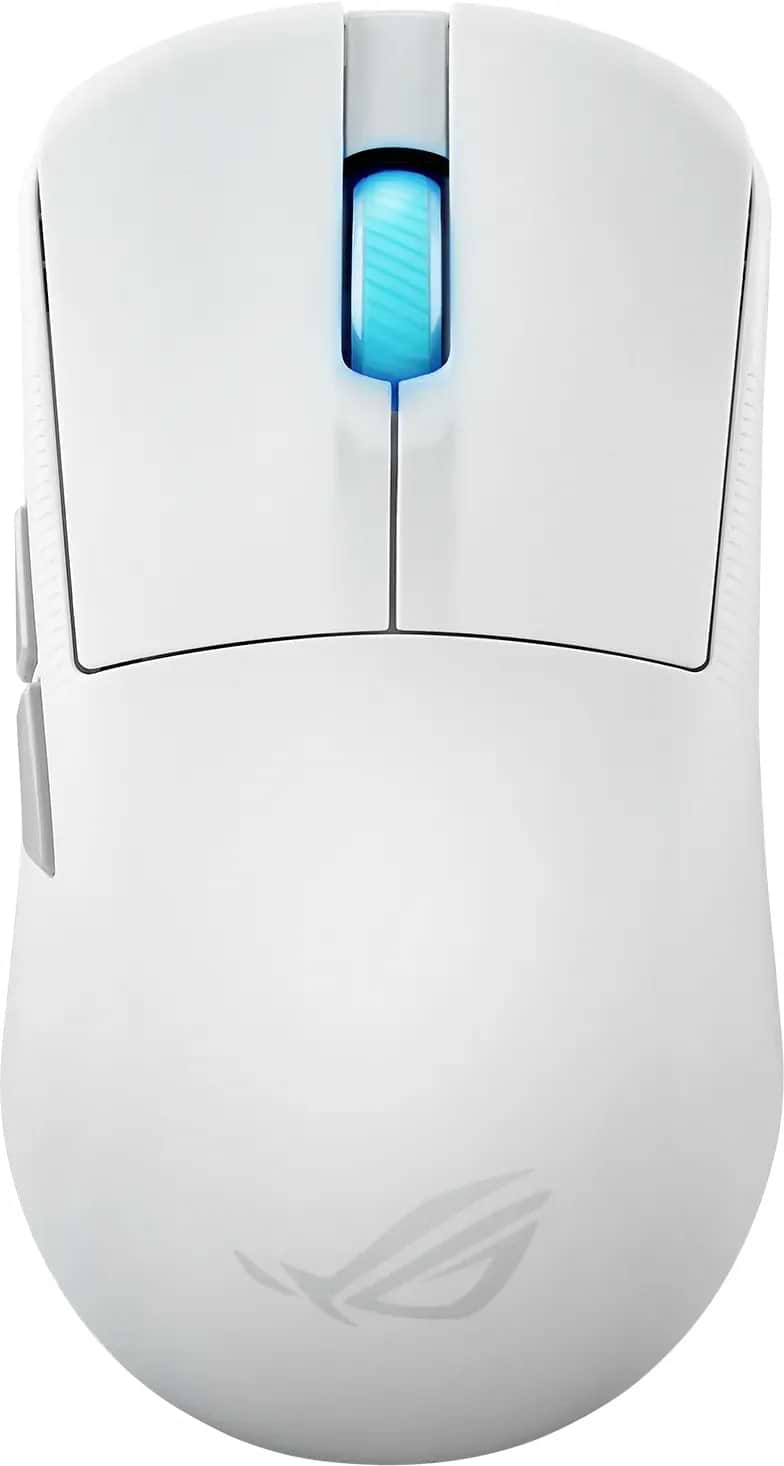 Мышь беспроводная игровая Asus ROG Harpe Ace Mini, USB-A/WL/BT White (90MP03Z0-BMUA10) - Фото 1