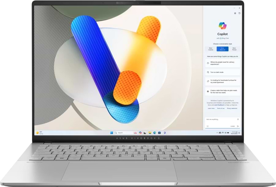 Ноутбук Asus Vivobook S 16 M5606WA-MX025 Cool Silver - Фото 1