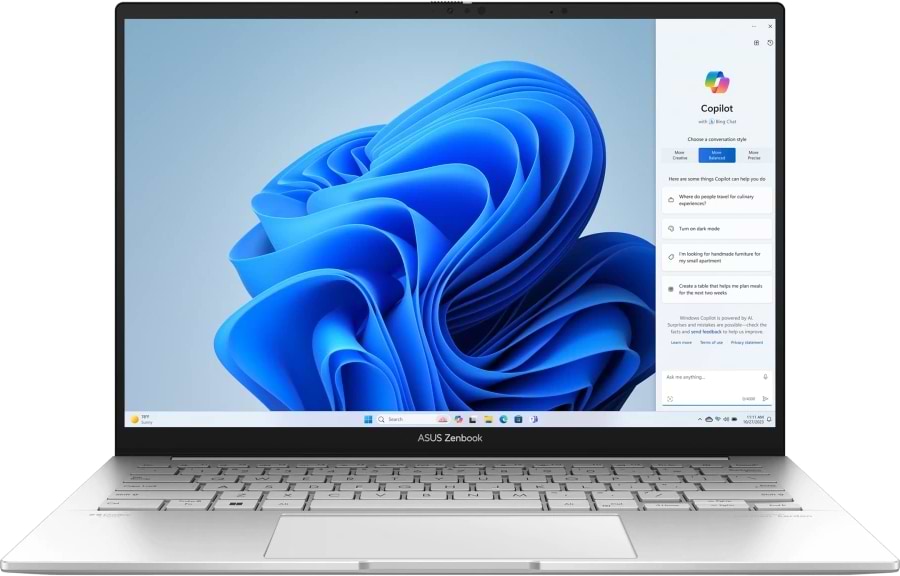 Ноутбук Asus Zenbook 14 UX3405CA-PP289 Foggy Silver - Фото 1