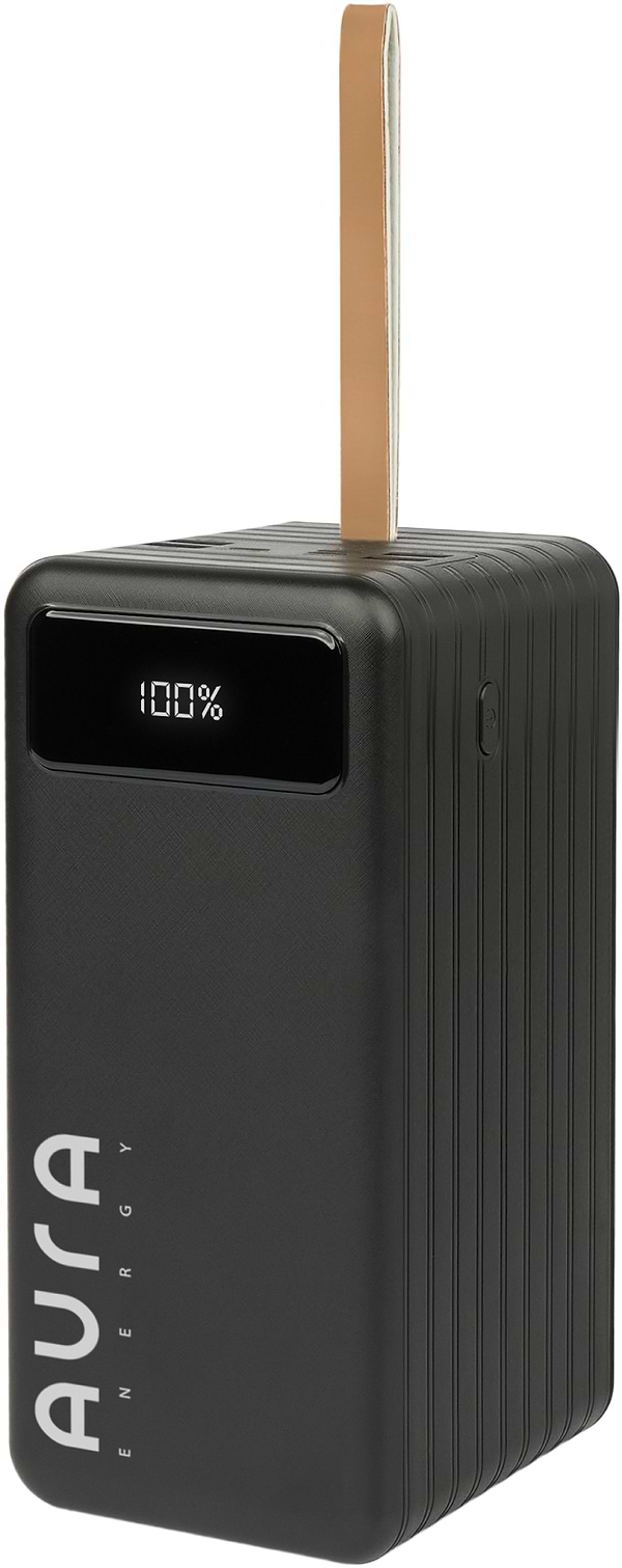 Фото - Батарея мобільна Aura NRG-P100 100000 mAh 22.5W Black (PBANRG-P100B)