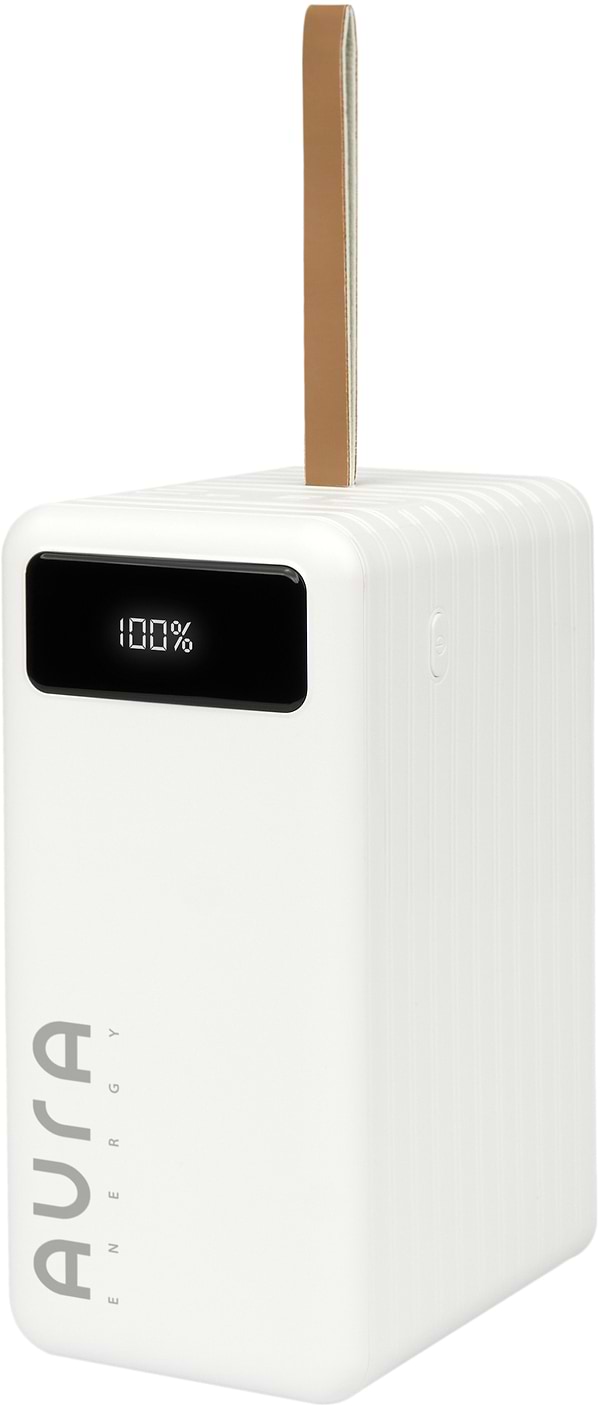 Фото - Батарея мобильная Aura NRG-P120 120000 mAh 22.5W White (PBANRG-P120W)