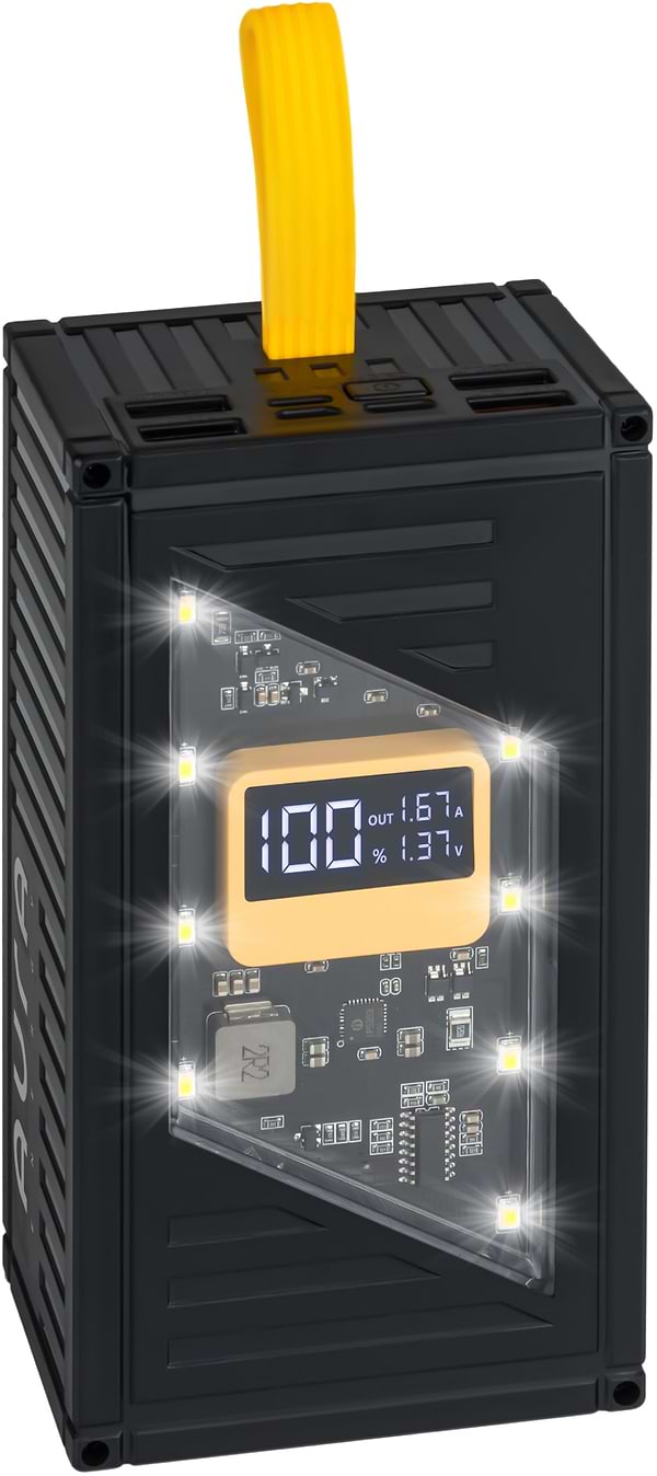 Фото - Батарея мобильная Aura NRG-P30 30000 mAh 22.5W Black (PBANRG-P30B)
