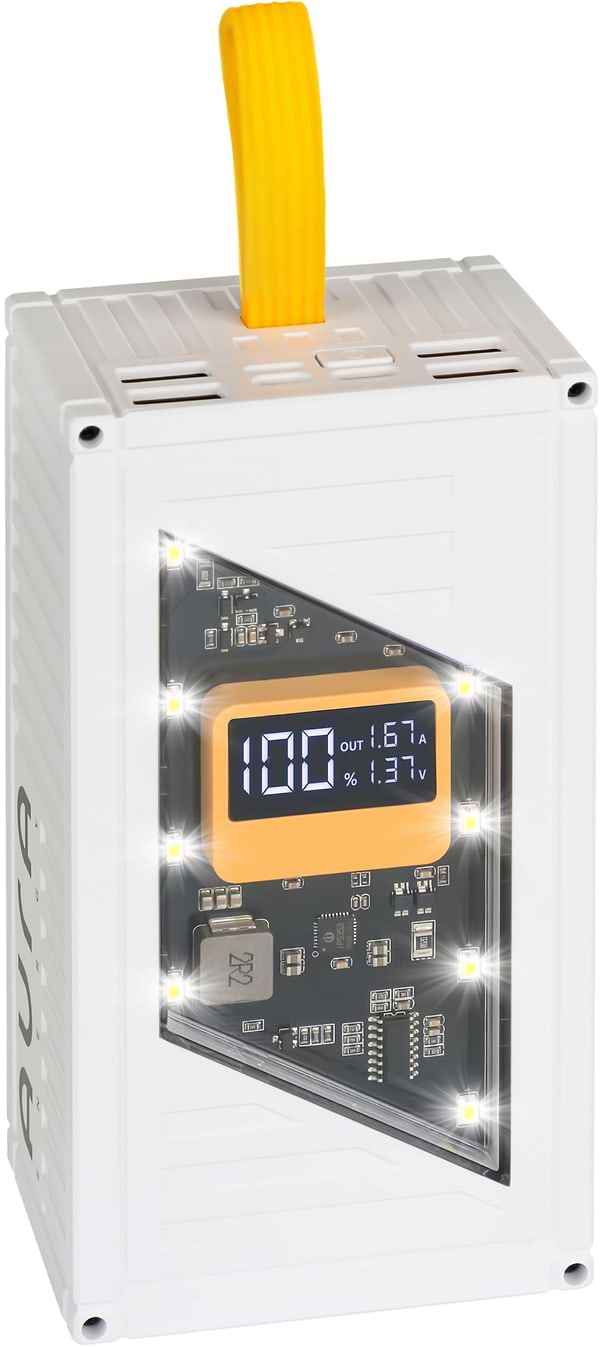 Фото - Батарея мобильная Aura NRG-P30 30000 mAh 22.5W White (PBANRG-P30W)