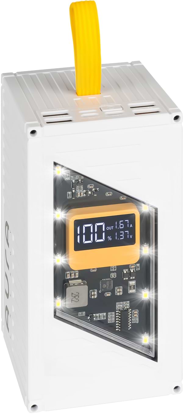 Фото - Батарея мобильная Aura NRG-P50 50000 mAh 22.5W White (PBANRG-P50W)