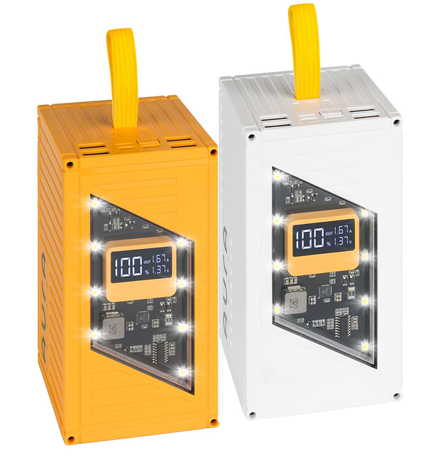 Фото - Батарея мобильная Aura NRG-P50 50000 mAh 22.5W Yellow (PBANRG-P50Y)