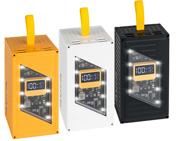 Фото - Батарея мобільна Aura NRG-P30 30000 mAh 22.5W Yellow (PBANRG-P30Y)